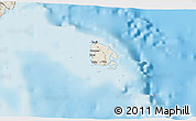 Shaded Relief 3D Map of l'Île des Pins