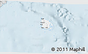 Silver Style 3D Map of l'Île des Pins