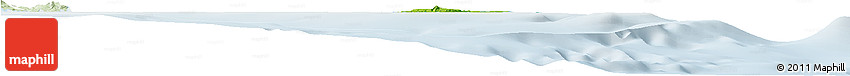 Physical Horizon Map of L'Île Des Pins, lighten