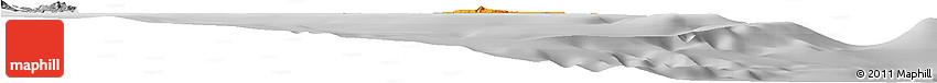 Political Horizon Map of L'Île Des Pins, desaturated Political Horizon Map of L'Île Des Pins, desaturated