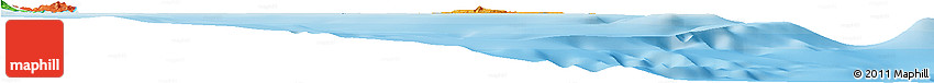 Political Horizon Map of L'Île Des Pins