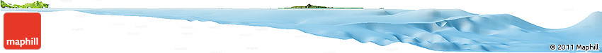 Satellite Horizon Map of L'Île Des Pins, physical outside