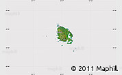 Satellite Map of l'Île des Pins, cropped outside