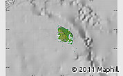 Satellite Map of l'Île des Pins, lighten, desaturated