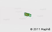 Satellite Panoramic Map of l'Île des Pins, cropped outside