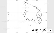Blank Simple Map of l'Île des Pins