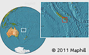 Satellite Location Map of Nouméa