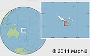Savanna Style Location Map of Nouméa, highlighted country, highlighted parent region, within the entire country
