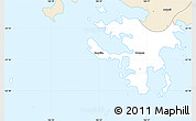 Classic Style Simple Map of Nouméa