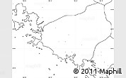 Blank Simple Map of Païta, no labels