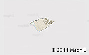 Shaded Relief 3D Map of Poya (south part), cropped outside