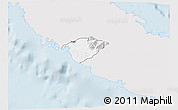 Silver Style 3D Map of Poya (south part), single color outside