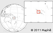 Blank Location Map of Poya (south part), highlighted parent region