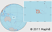 Gray Location Map of Poya (south part)
