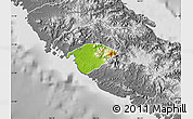 Physical Map of Poya (south part), desaturated