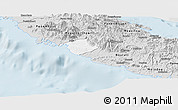 Silver Style Panoramic Map of Poya (south part)