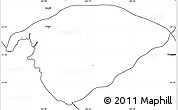 Blank Simple Map of Poya (south part)
