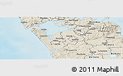 Shaded Relief Panoramic Map of Franklin