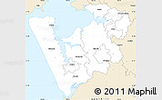 Classic Style Simple Map of Franklin