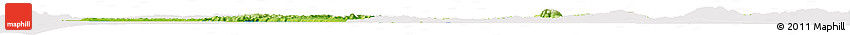 Physical Horizon Map of Auckland, cropped outside