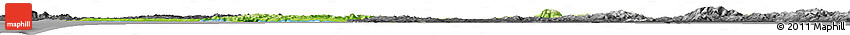 Physical Horizon Map of Auckland, darken, desaturated