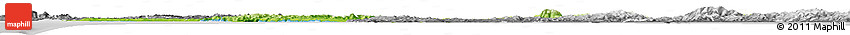 Physical Horizon Map of Auckland, desaturated