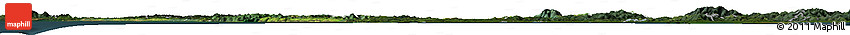 Satellite Horizon Map of Auckland, darken