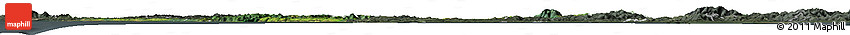 Satellite Horizon Map of Auckland, darken, semi-desaturated