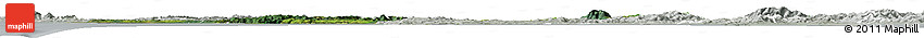 Satellite Horizon Map of Auckland, lighten, semi-desaturated