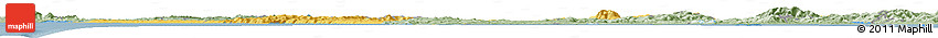 Savanna Style Horizon Map of Auckland