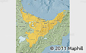 Savanna Style Map of Bay of Plenty