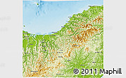 Physical 3D Map of Opotiki