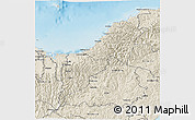 Shaded Relief 3D Map of Opotiki