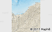 Shaded Relief Map of Opotiki