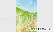 Physical Map of Whakatane