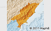 Political Map of Kaikoura, lighten