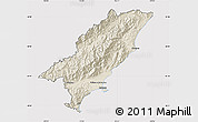 Shaded Relief Map of Kaikoura, cropped outside