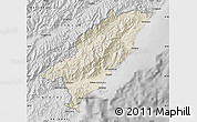 Shaded Relief Map of Kaikoura, desaturated