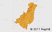 Political Map of Gisborne, cropped outside