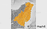 Political Map of Gisborne, desaturated