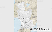 Classic Style Map of Manawatu-Wanganui