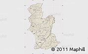 Shaded Relief Map of Manawatu-Wanganui, cropped outside