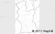 Blank Simple Map of Manawatu-Wanganui, no labels