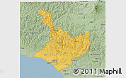 Savanna Style 3D Map of Wanganui