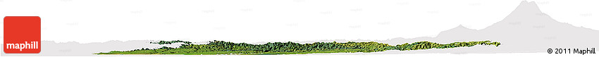 Satellite Horizon Map of Wanganui, cropped outside