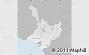 Gray Map of Wanganui, single color outside