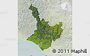 Satellite Map of Wanganui, lighten