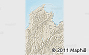 Shaded Relief 3D Map of Tasman