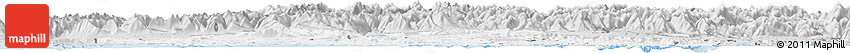 Silver Style Horizon Map of Tasman