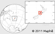 Blank Location Map of Tasman, within the entire country
